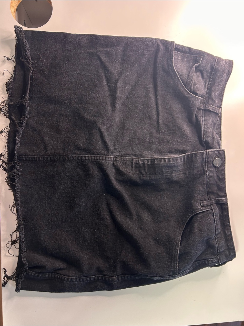 H&M Black Demin Skirt